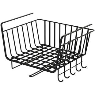 厨房置物架吊柜橱柜下置物架收纳内衣柜分层收纳架桌下挂篮储物架