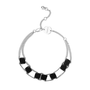 Le' Murmure 限量火山岩原矿稀有宝石 百年传承匠心 黑玛瑙手链女