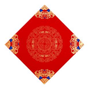 问心堂2026年新款空白手写斗方红纸马年春联家用新年过年万年红福字宣纸对联