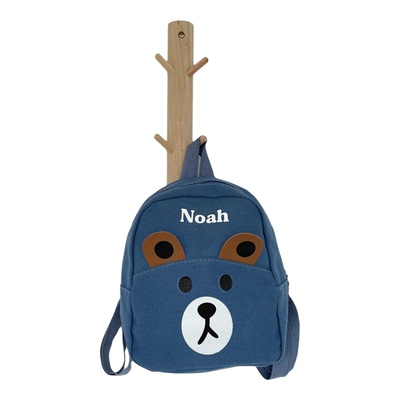 Toddler Backpack定制名字幼儿园书包宝宝生日礼物可爱小熊双肩包