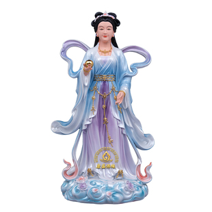 七仙女神像新款汉白玉仙子下凡12-16寸供奉桌面摆件家用寺庙堂口