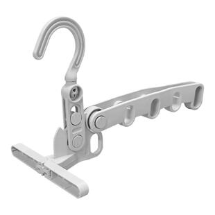 折叠衣架便携旅游酒店晾衣架出差宿舍多功能新款五孔旅行衣架神器