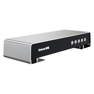 优联hdmi分屏器四进一出无缝切换器一屏四画面分割器dnf游戏搬砖4进1出分屏四电脑切换器监控四口4K屏幕分割