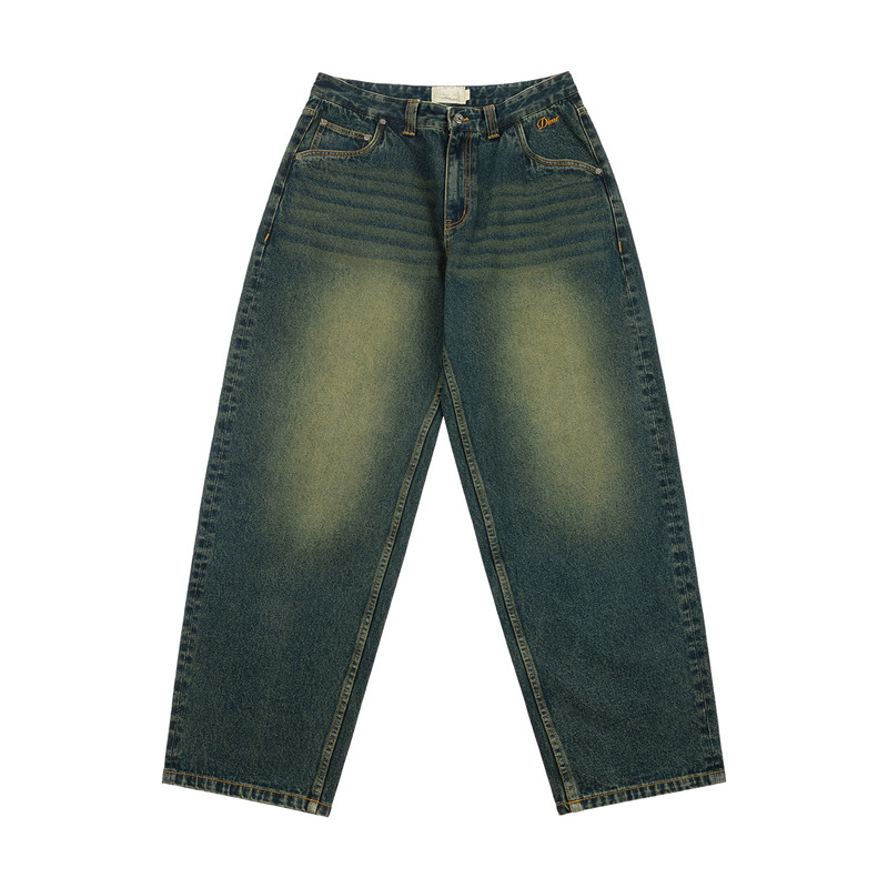 Dime MTL Baggy Denim Pants 美式宽松直筒老爹阔腿滑板牛仔裤男