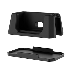 JJC 适用大疆Osmo 360车载硅胶底座DJI 360全景运动相机固定充电支架桌面两用可拆防滑支撑直立配件