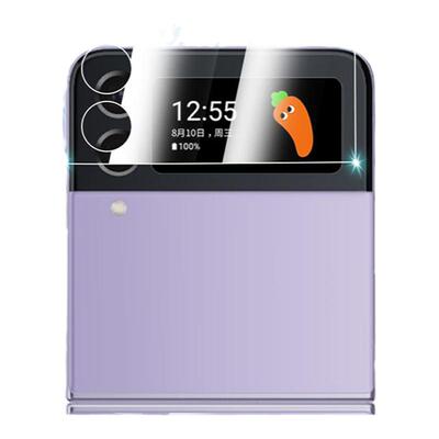 秒魔适用三星zflip4镜头膜Z flip4外屏膜保护膜三星zflip3折叠屏摄像头保护膜zflip4后置相机镜片全包防爆膜
