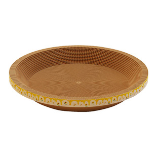 圆形猫抓板猫窝一体耐磨不掉屑猫爪盘耐抓猫咪抓盆超大号磨爪神器