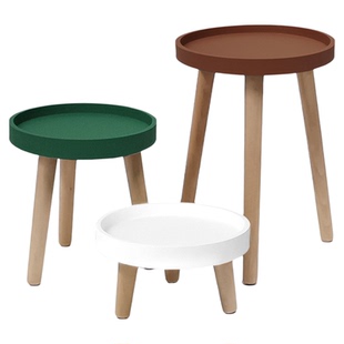 花叶®纯色花架花几简约花盆带脚托盘多肉鱼缸接水落地式增高托架