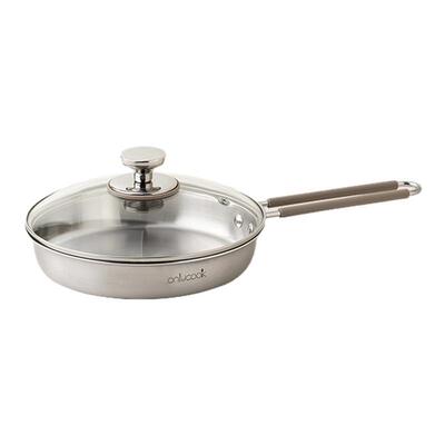 onlycook304不锈钢无涂层不粘锅
