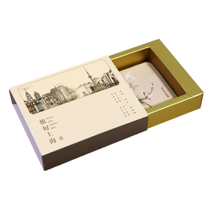 上海文创旅游纪念品丝绸杯垫中国特色礼物送老外国人伴手礼品定制