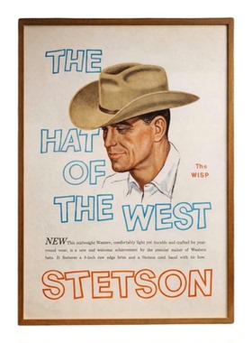 复古怀旧海报VINTAGE中古风美式装饰画挂画COWBOY牛仔美國裝飾畫