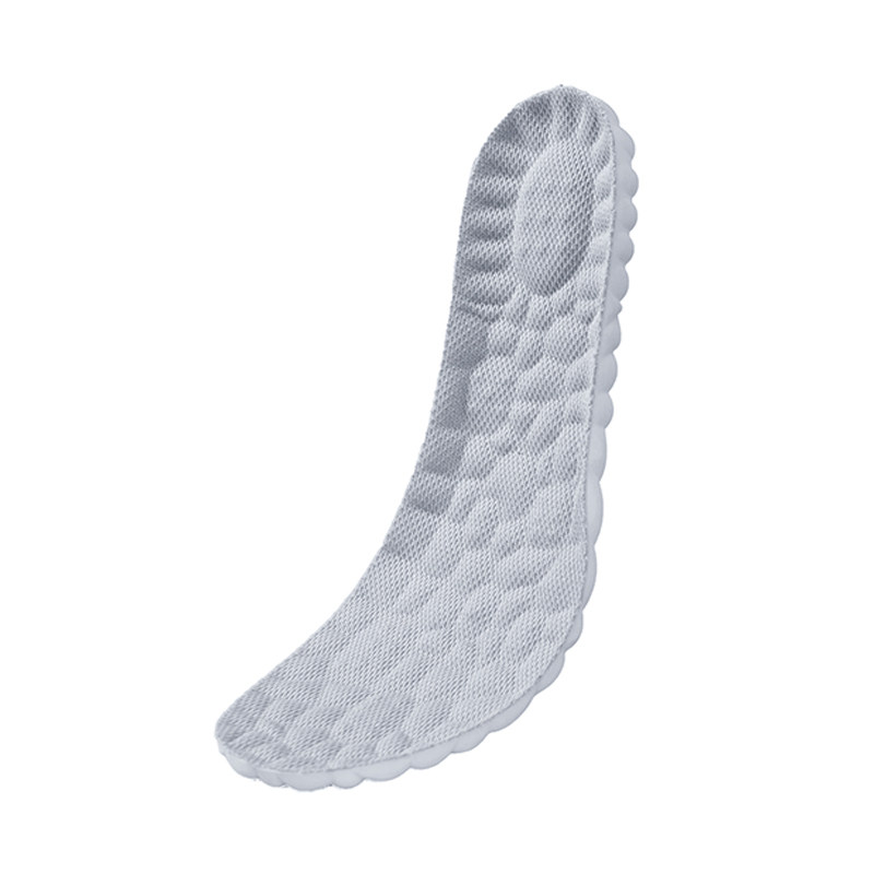 踩屎感4D运动减震鞋垫男女超软久站足弓支撑高弹跑步军训吸汗防臭