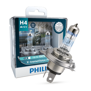 飞利浦新夜劲光H1H4H7黄白光远光灯近光灯汽车大灯车灯灯泡卤素灯