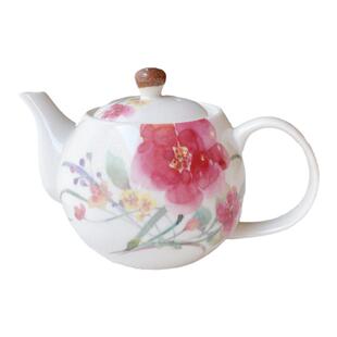 包邮现货日本进口美浓烧和蓝花语繁花樱陶瓷茶壶茶杯汤吞杯子