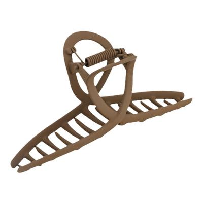 磨砂大号金属发夹小众气质鲨鱼夹