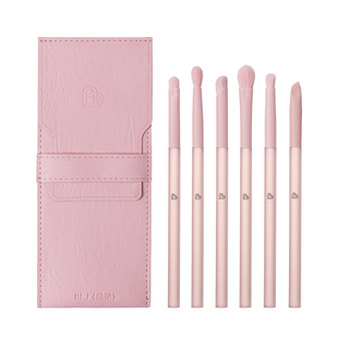 blj眼影刷6件套装镰刀眼线高光遮瑕细节晕染刷子眼部化妆刷便携