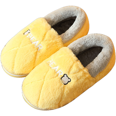 反季促销毛绒加厚秋冬棉拖鞋月子鞋