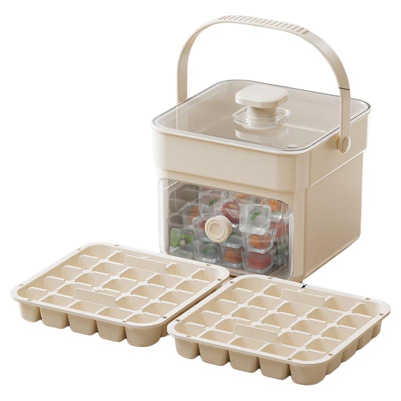按压抽屉式食品级家用冰格