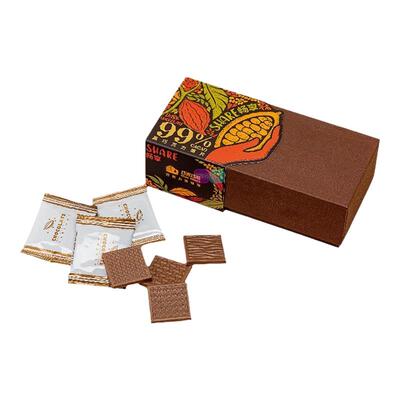 黑巧克力薄片纯可可脂24片装盒装