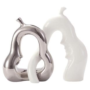 陶瓷花瓶艺术装饰品北欧轻奢酒柜玄关客厅现代高级感软装摆件家居