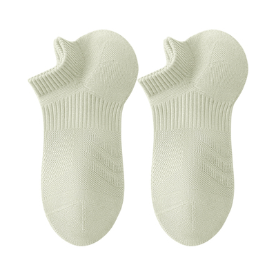 定向减震专业运动软底女船袜