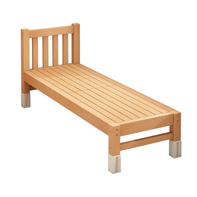 榉木拼接床大人可睡床边床