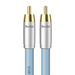 Serost台湾HiFi发烧级75欧姆数字同轴线spdif输出视频音响音频线