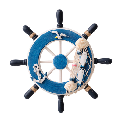 地中海风舵手木质餐厅墙面装饰