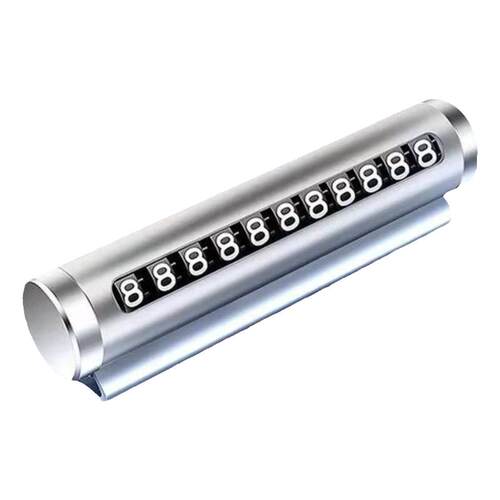 临时停车手机挪车电话号码牌车载移动电话牌汽车移车铝合金车内上