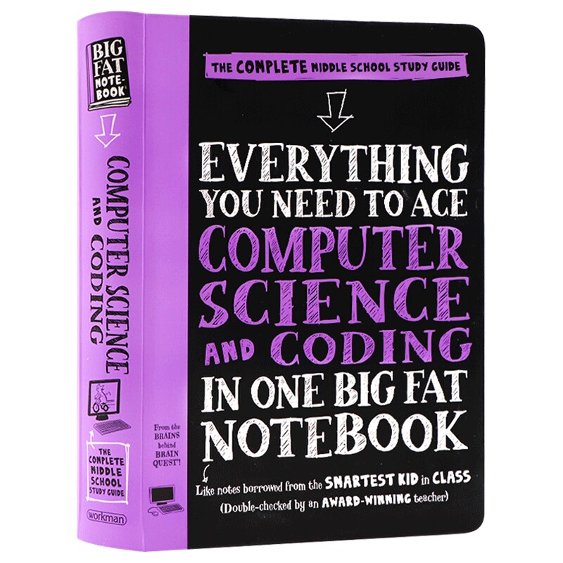 美国少年学霸超级笔记 科学与编码 英文原版 Everything You Need to Ace Computer Science and Coding 计算机编程 英文版英语书