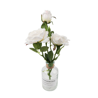 车载仿真玫瑰花束中控台装饰摆件