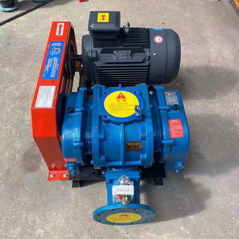 高压罗茨风机SR150A鱼塘养殖增氧泵37KW曝气三叶鼓风机大风量