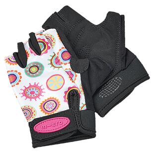 micro迈古儿童手套滑板车配件 半指手套骑行手套自行车平衡车装备