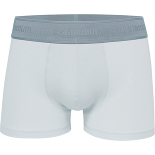 莫代尔男士内裤舒适亲肤平角裤 宽边腰带简约设计 双层囊袋