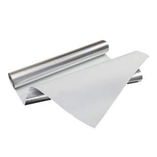 自粘铝箔玻纤布胶带屋房楼顶隔热防晒铝箔纸防火膜反光高温铝箔布