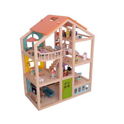 出口实木房子玩具过家家玩具批发