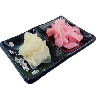 鸿欣出口红姜片/白姜片红姜丝寿司姜片日式酱菜日料小菜1.5kg200g