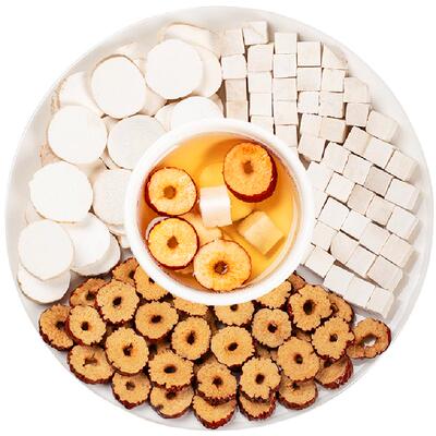 大枣茯苓山药组合茶泡水煮水喝