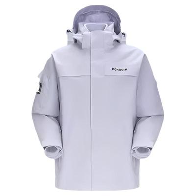 企鹅冲锋衣女秋冬2025新款登山服