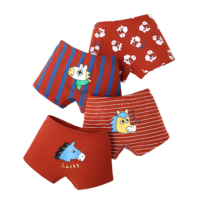 2026新年款儿童红色内裤