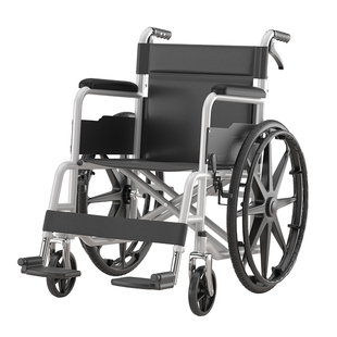 德国芝卫轮椅车折叠轻便瘫痪老人专用坐便代步年轻人骨折手动推车