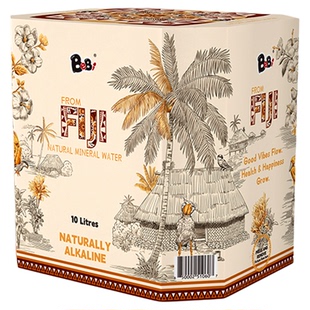 BeBi斐济进口天然矿泉水fiji高端饮用水泡茶含偏硅酸家庭装10L/箱