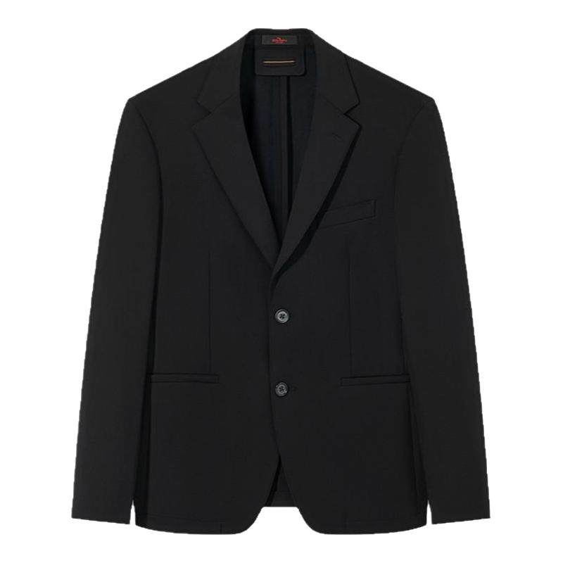 柒牌西装新郎结婚礼服黑色西服男