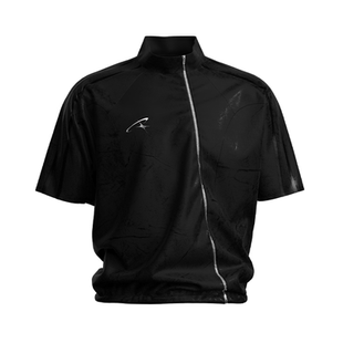 DreamBand『暗锋半立』26SS原创·t恤黑色亚文化短袖男女通用拉链