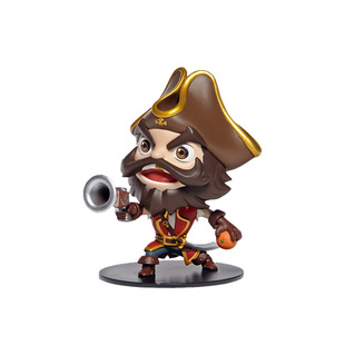 官方正版LOL英雄联盟普朗克船长手办海洋之灾Q版公仔模型摆件玩偶