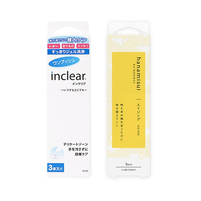 【自营】进口hanamisui女性私处清洁护理组合inclear3支+aging3支