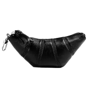 挂脖小包牛角真皮胸前迷你小包耳机包拐脖包胸前斜包零钱小挂包