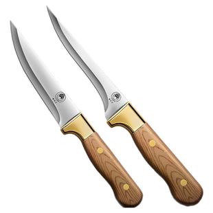 剔骨刀德国进口高锰钢开刃杀猪专用刀屠夫宰羊扒皮剥皮刀切肉尖刀