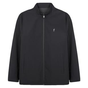 才子男装休闲商务立领夹克男2025春秋新款耐磨防泼水中青年外套