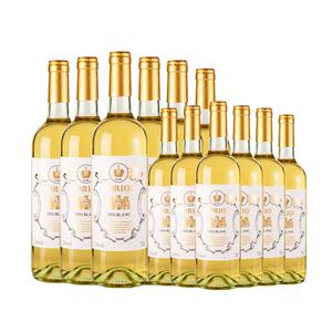 法国进口甜白葡萄酒女士甜酒微醺低度酒整箱礼盒装750ml*6瓶